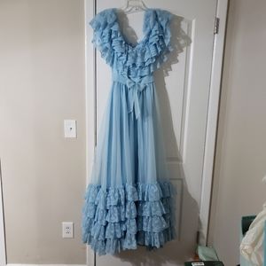 Vintage 80s prom dress